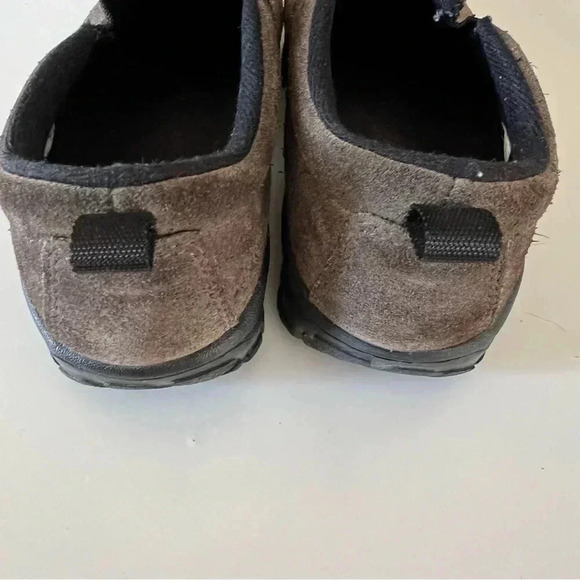 Lands End All Weather Suede Moc Slip On Shoes - Lt Brown Size 7 GUC - Picture 5 of 6